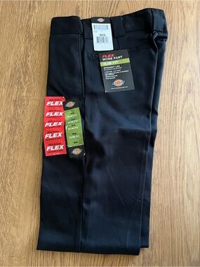 Dickies Black Flex Slim Fit Work Pants